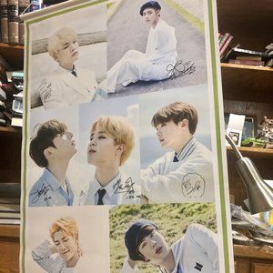 BTS Canvas Photo Wall Hanging